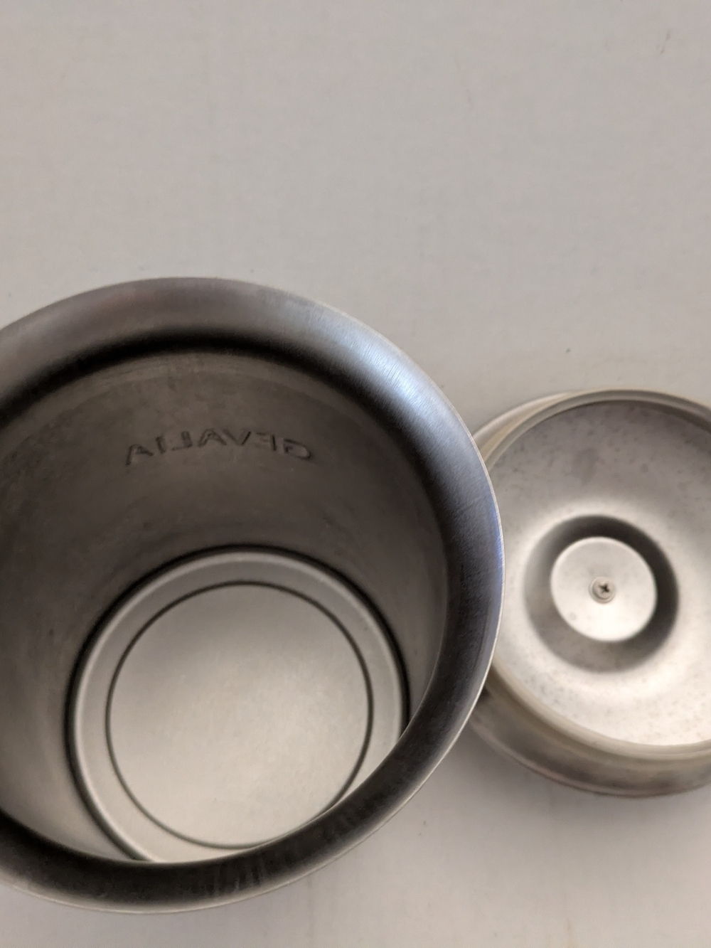 Gevalia Stainless Steel Coffee Canister - Silver - Picture 4 of 7